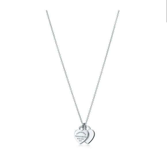 Tiffany & Co. Silver Hearts Charm Necklace - Picture 2 of 5
